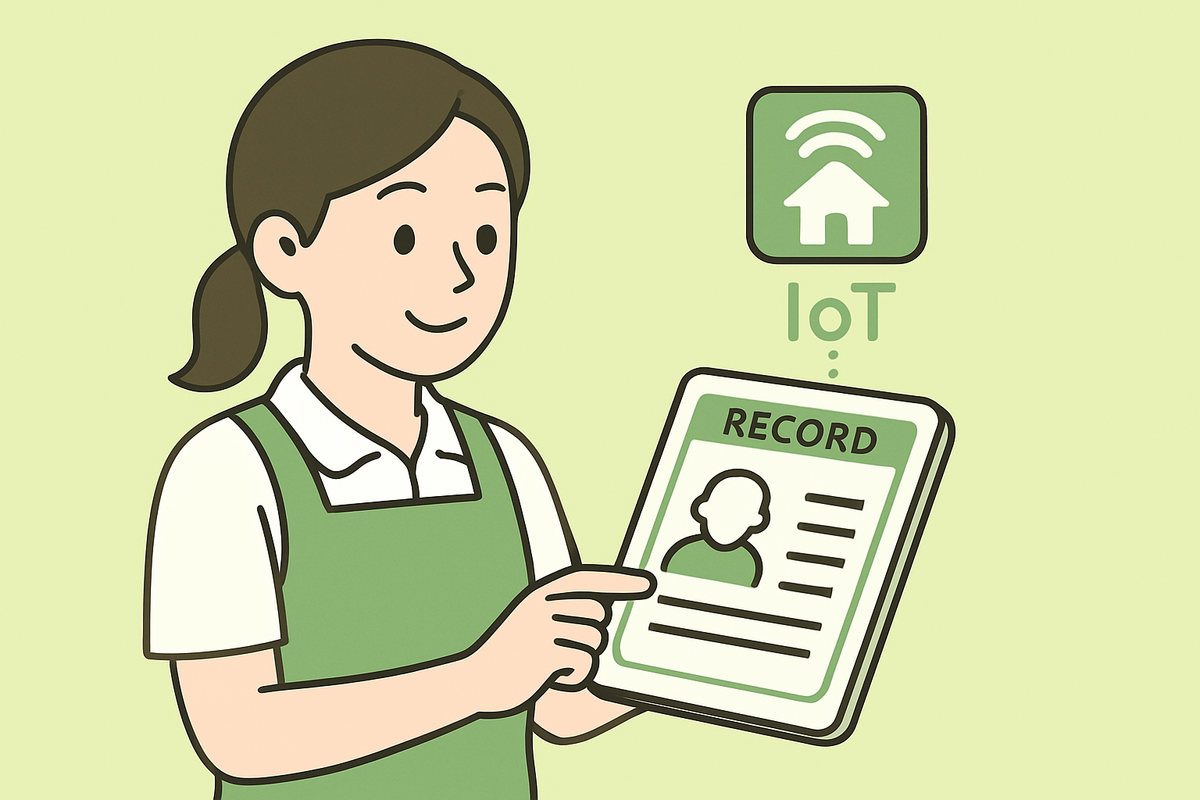 介護記録自動化ツールのイメージ